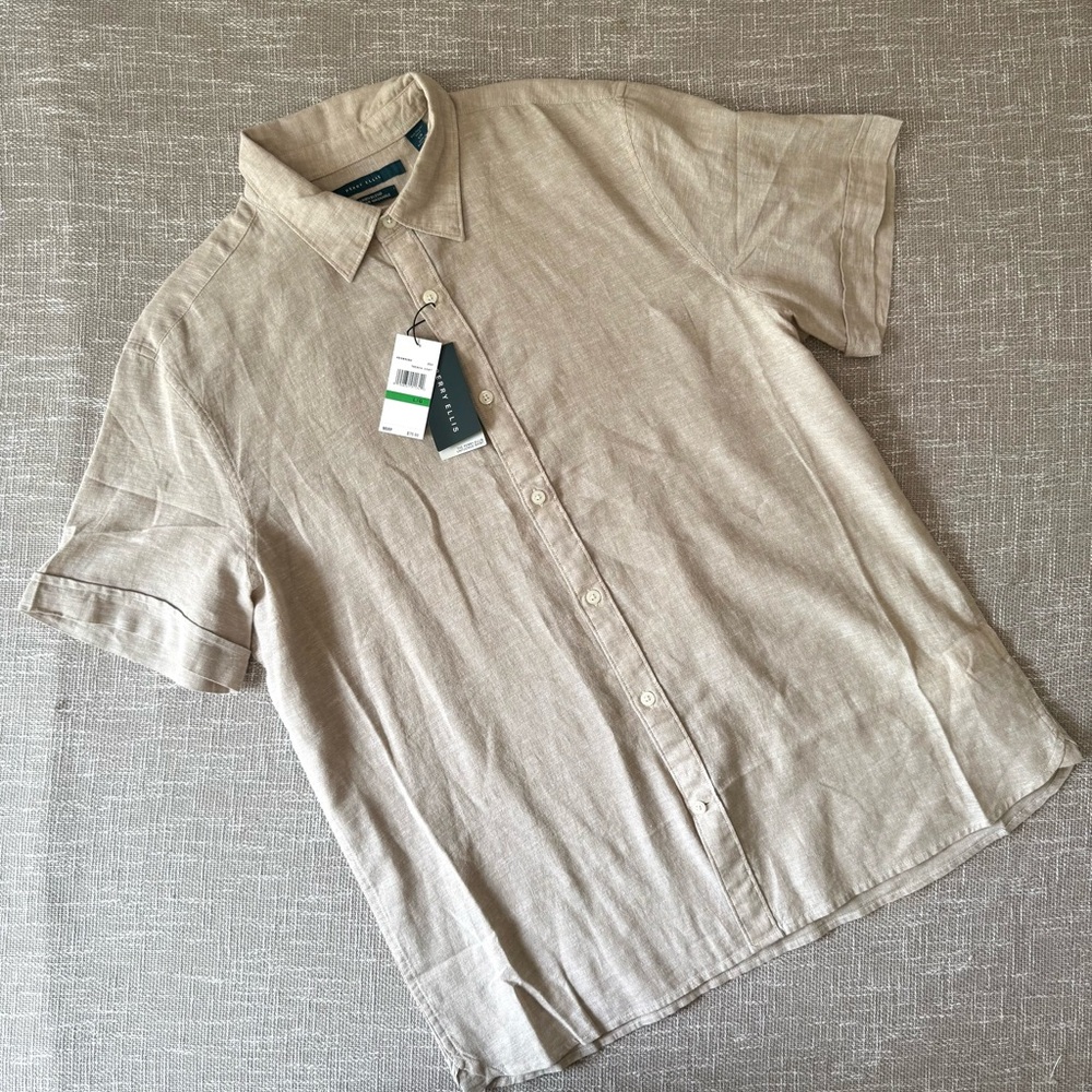 Men's BRAND NEW PERRY ELLIS BUTTON UP